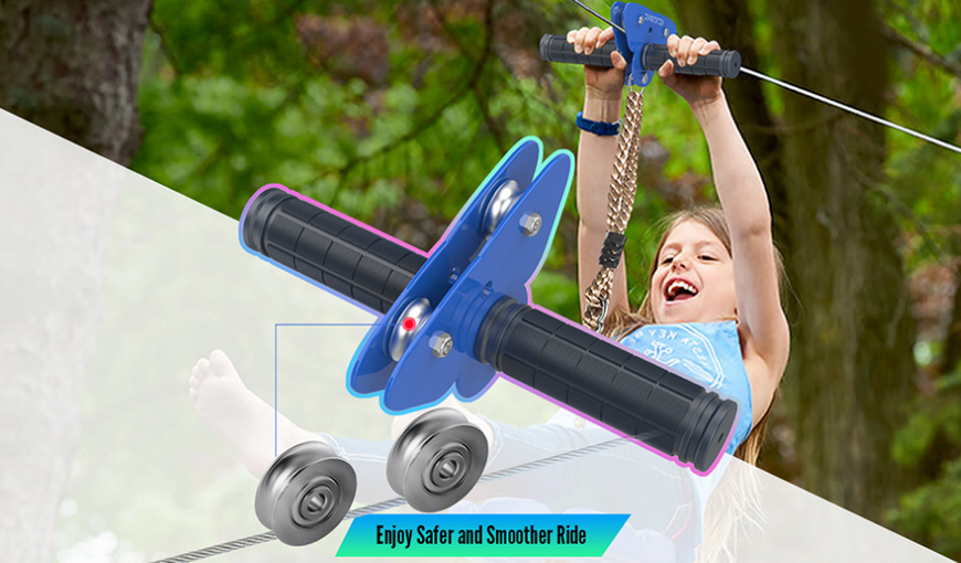 CTSC Zip Line Kits - Fun for Your Little Ones & the Whole Family! Bring The Wild To Your Backyards! iziplineinc