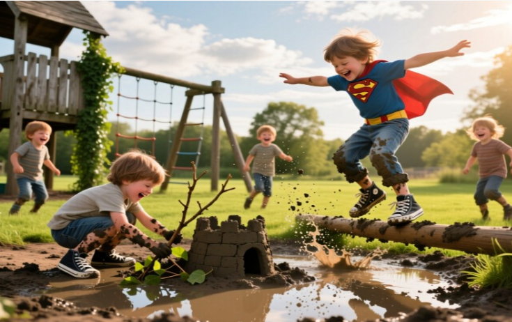 Mud, Mess, and Magic: Why Kids Need More Unstructured Play, Be Active iziplineinc