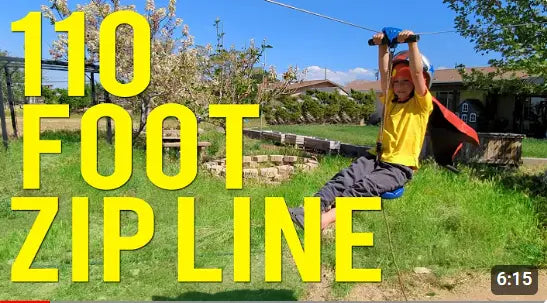 CTSC Backyard Zipline Unboxing, Install (Setup) & Review iziplineinc