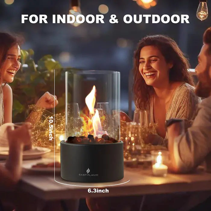 Tabletop Fire Pit is Carefully Designed to Work Well for Both Inside and Outside as Family Grill