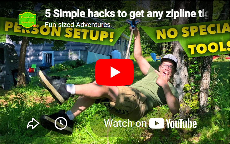 CTSC zipline unboxing, setup and assembly instructions