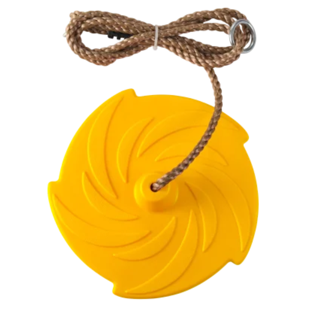 NEW Design Climbing Rope Swing with Knot and Disc Swing Seat Set, Seat For Zipline, Rope Ladder for Kids Outdoor Tree Backyard Playground Swing Zip Line Seat for Kids. Sturdy & Safe (Copy)