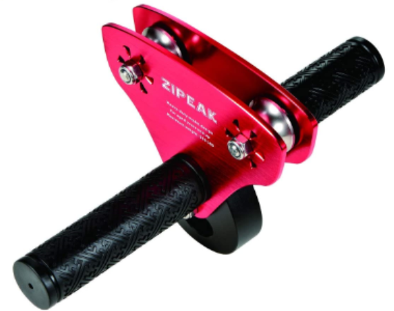 Heavy Duty Trolley Pulley With Quality Sheaves, Complete With Dual Stainless Steel Sealed Ball-bearings  A Choice For Enthusiast Maximum Speed And Adrenaline Rush (up to 800lbs) ZIPEAK