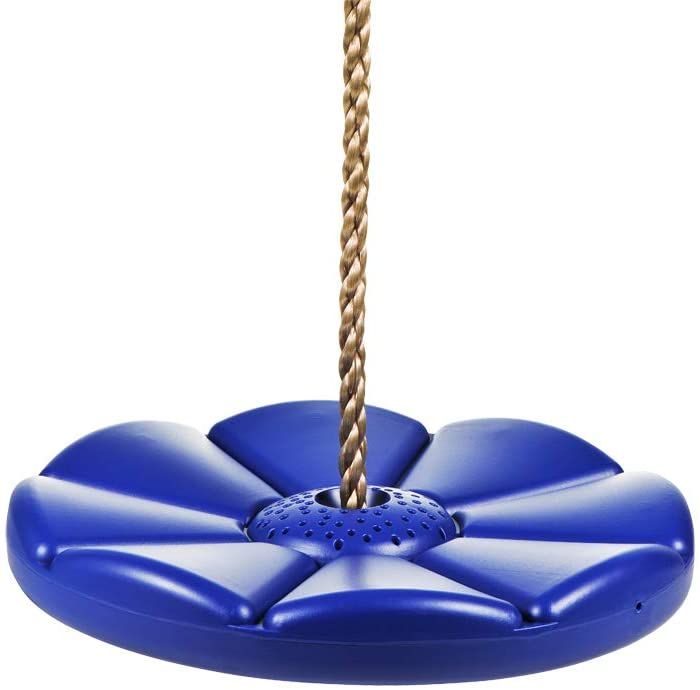 CTSC Climbing Rope Swing with Knot and Disc Swing Seat Set, Seat For Zipline, Rope Ladder for Kids Outdoor Tree Backyard Playground Swing Zip Line Seat for Kids. Sturdy & Safe