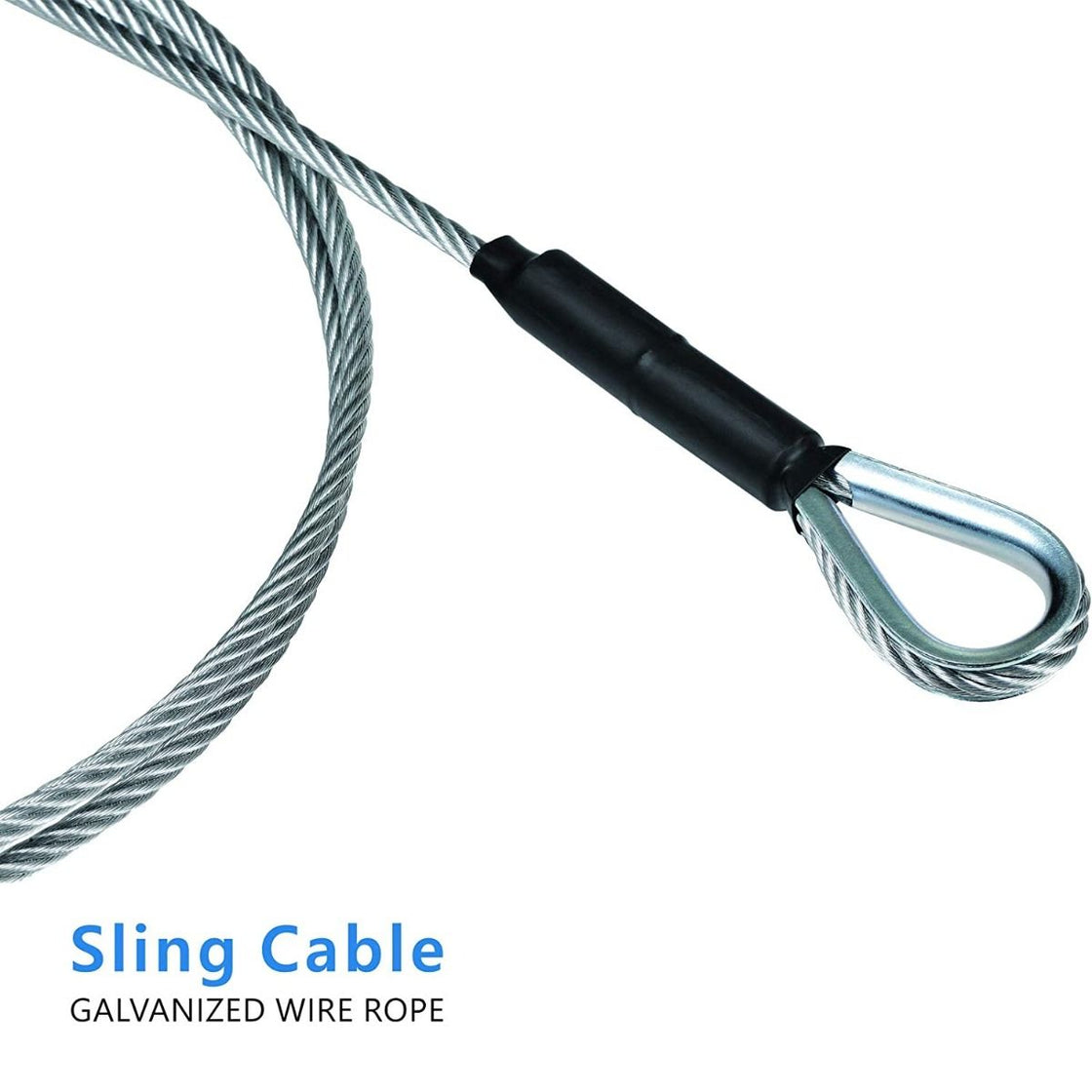 CTSC Zip Line Sling Cable, Wire Rope,  Extra Line