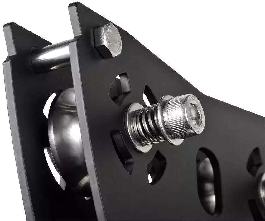 CTSC Heavy Duty Detachable Trolley Pulley with Sealed Ball-Bearings Handguard Maximum Load up to 800lbs