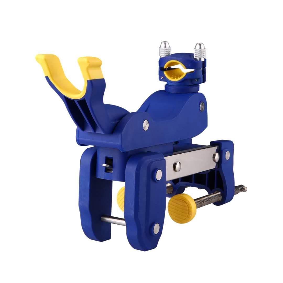 Sanben Fishing Boat Rod Holder with Adjustment Angle of 360 Degree, Can Be Installed Horizontally and Vertically, Suitable for Both Sea Fishing and Ship Fishing Japan Tech (Blue)
