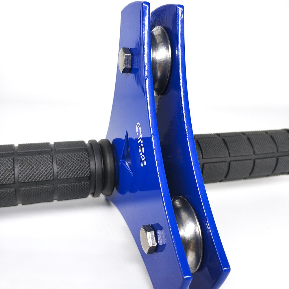CTSC Backyard Zip Line Kit for Kids and Adult 60 foot (up to 250lbs) (Blue)