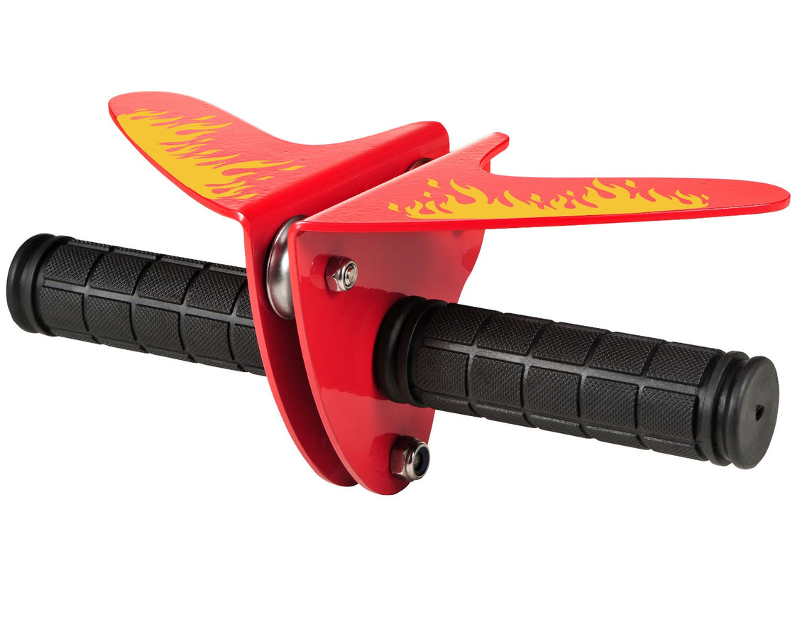 CTSC Zip Line Non-slippery Rubber Grips Handle Trolley Pulley Shaped in Airplane For Kids And Adults Help Riders Keep a Firm Hold on the Zipline While Playing Around