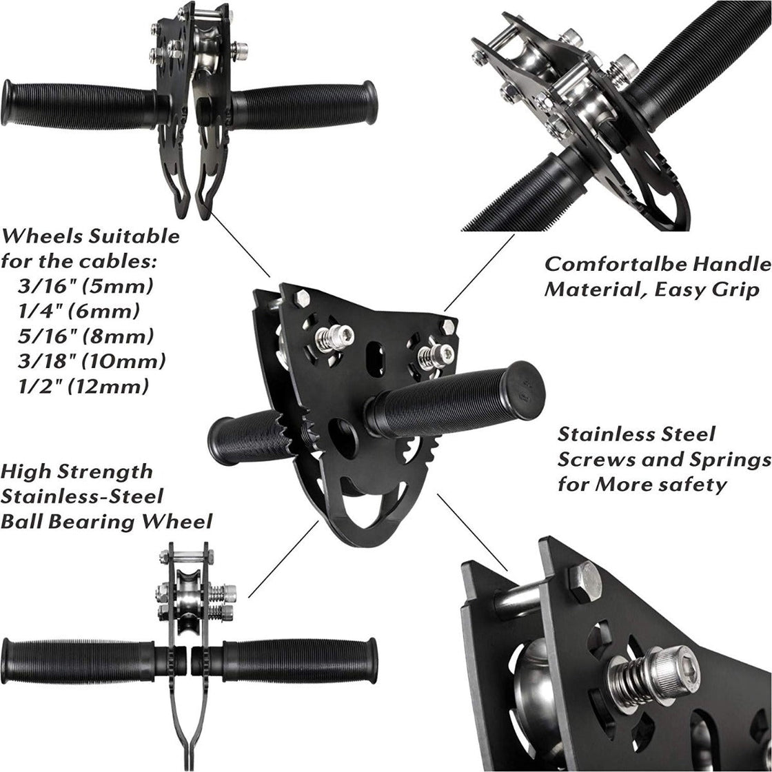 CTSC Upgraded 120ft Ziplines for Backyards with Seat and Spring Brake Zip Line Kit Come with Easy-to-Install Trolley and Tree Protetors (up to 250lbs)
