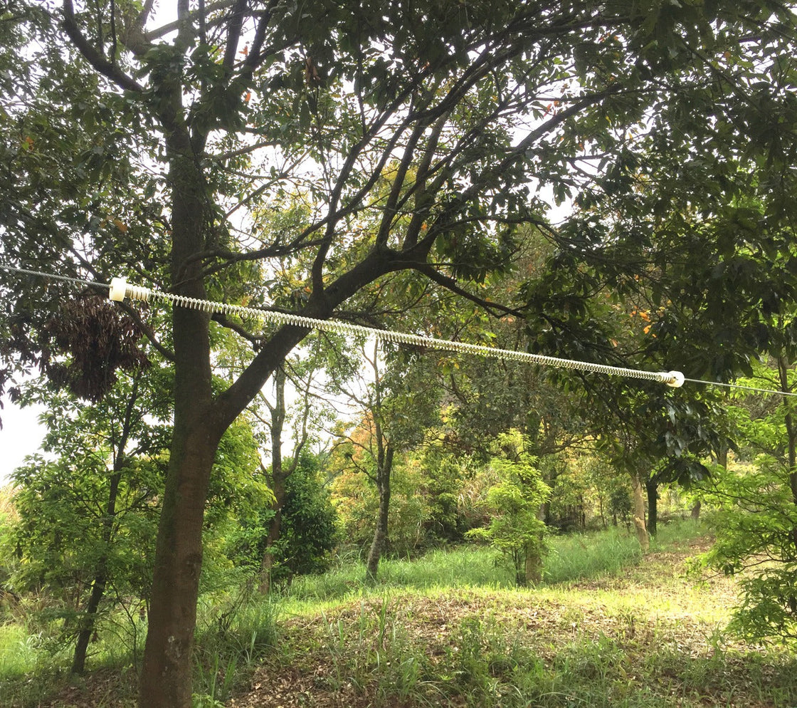 CTSC Upgraded 120ft Ziplines for Backyards with Seat and Spring Brake Zip Line Kit Come with Easy-to-Install Trolley and Tree Protetors (up to 250lbs)