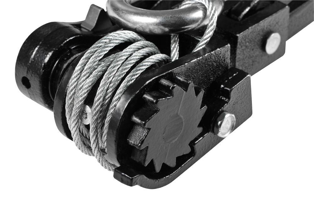 CTSC Zip Line Cable Tensioning Kit Makes Installation Easy! Come Along For A More Stress Free Set Up With 660LBS Capacity (Black)