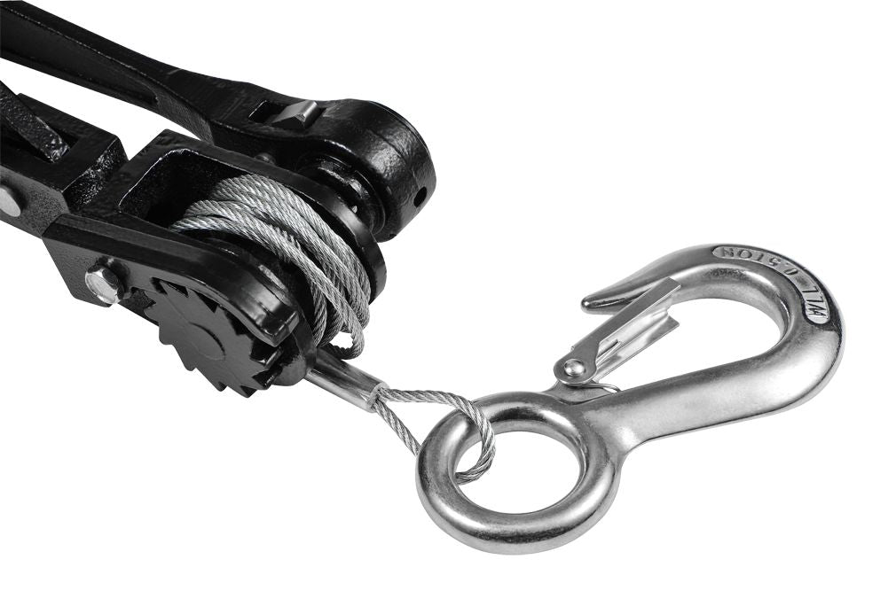 CTSC Zip Line Cable Tensioning Kit Makes Installation Easy! Come Along For A More Stress Free Set Up With 660LBS Capacity (Black)