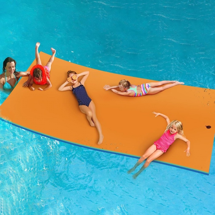 Zipfun Kids Water Floating Mat For Lake - Lily Pad Sea Trampoline For  Children - Teens Summer Gift - XPE Floating Island Cooling Your Whole  Summer